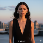 Crystal Bow Pearl Stud Earrings | Xayah