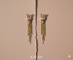 Monarch Waterfall Dangle Earring | Anti - Tarnish | Xayah