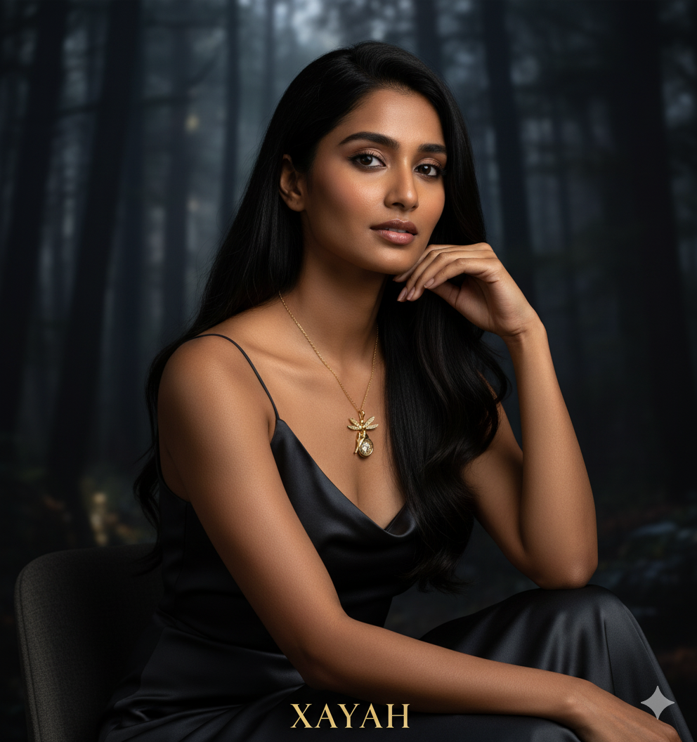 Fairy Wings Gold Pendant Necklace | Anti - Tarnish | Xayah