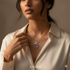 Enchanted Fairy Heart Necklace – Gold-Plated with Crystal |Anti - Tarnish | Xayah