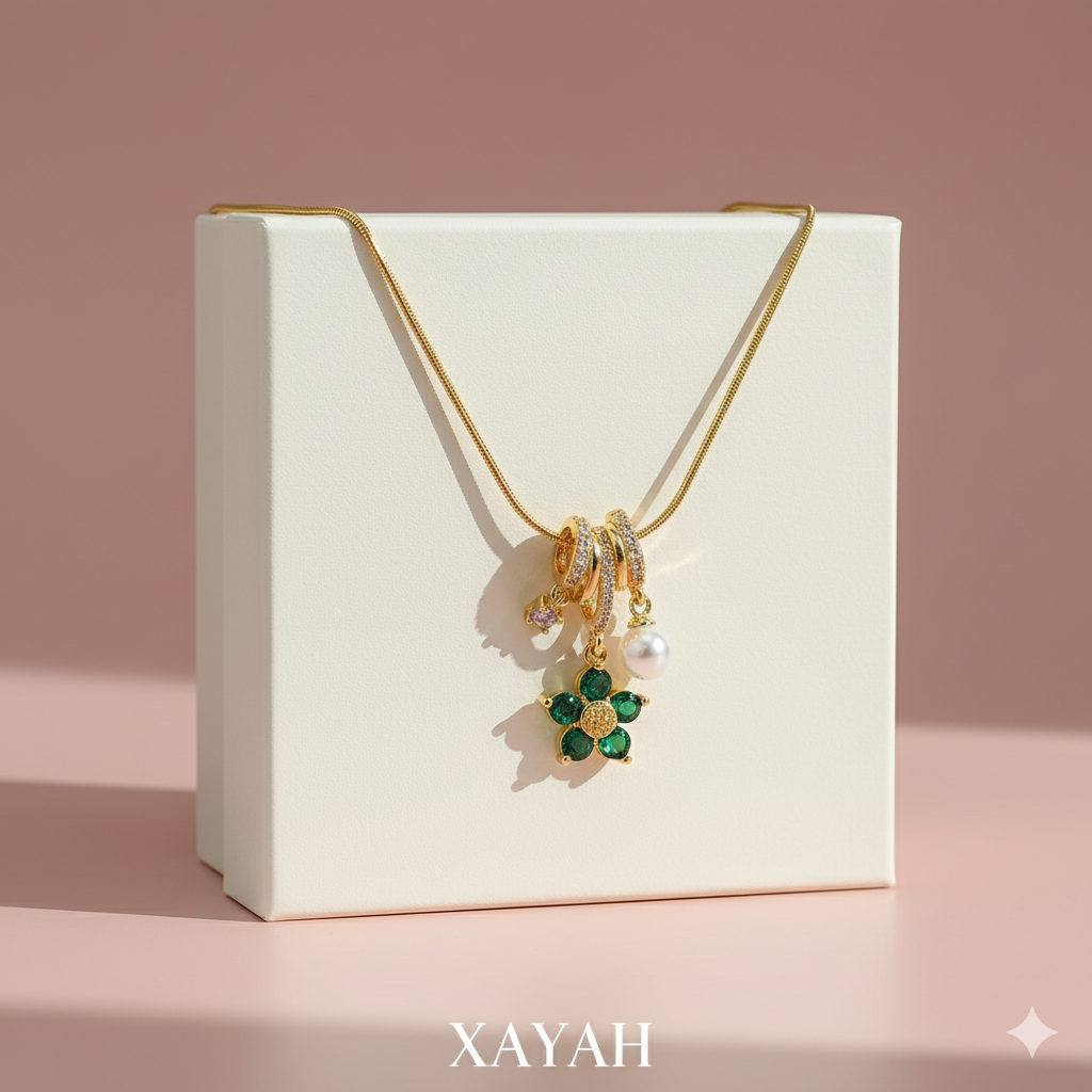 Enchanted Petal Pendant | Anti - Tarnish | Xayah