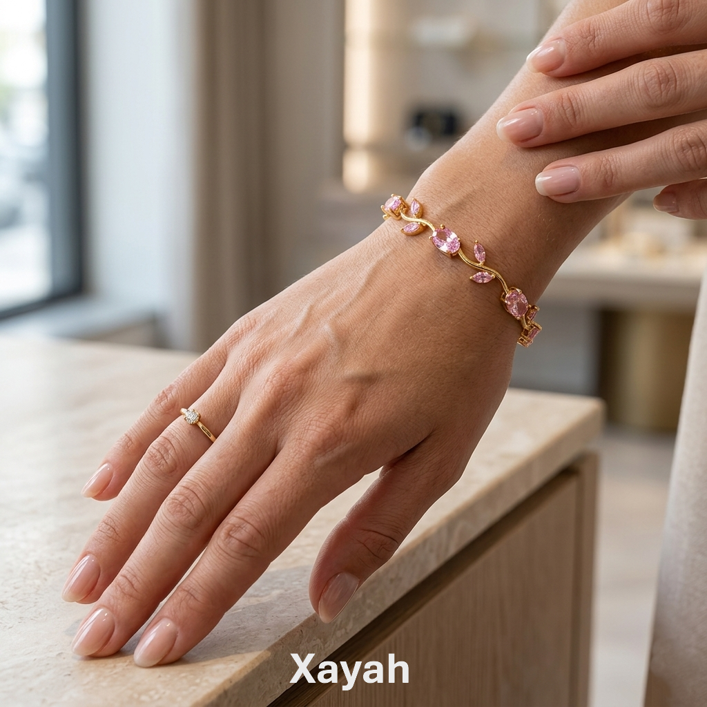 Xayah Pink Tulip bracelet - Regular Size